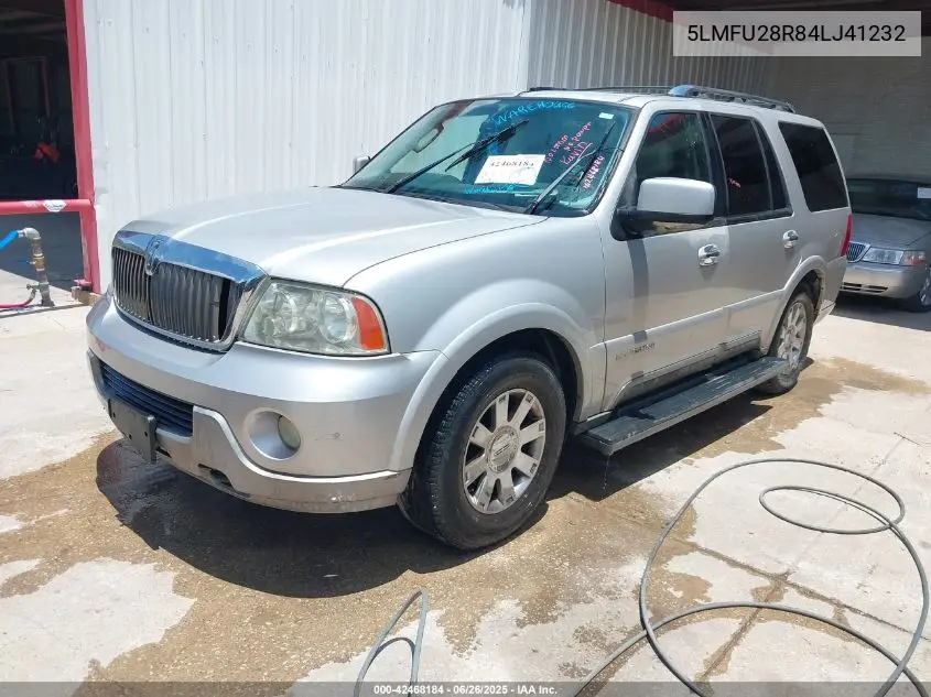 2004 Lincoln Navigator VIN: 5LMFU28R84LJ41232 Lot: 42468184