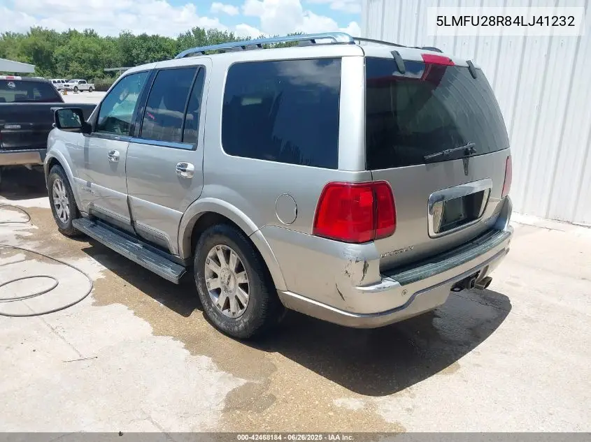 2004 Lincoln Navigator VIN: 5LMFU28R84LJ41232 Lot: 42468184