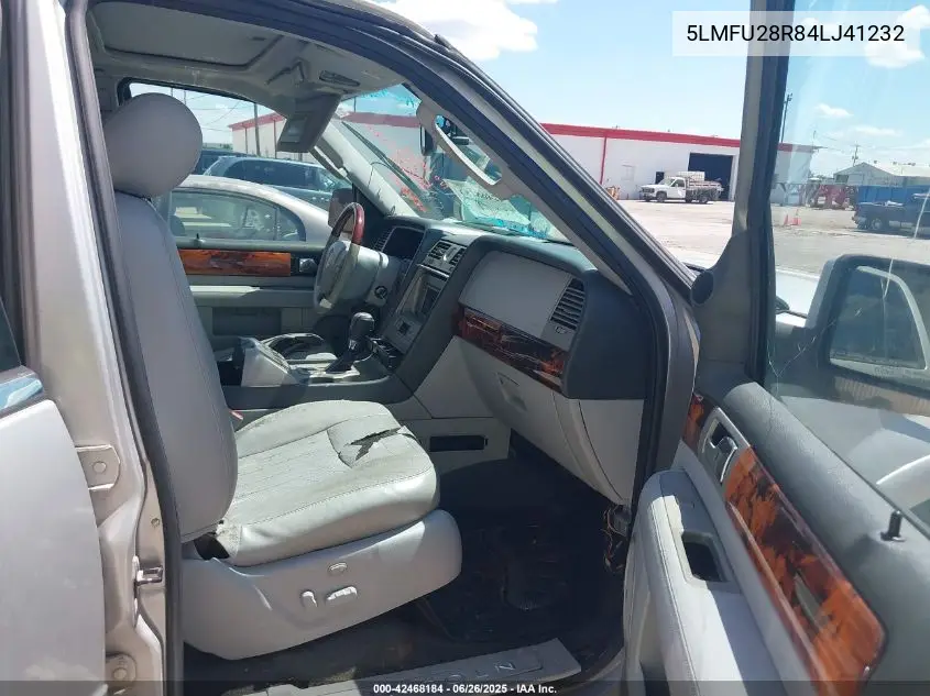 2004 Lincoln Navigator VIN: 5LMFU28R84LJ41232 Lot: 42468184