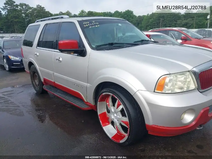 2004 Lincoln Navigator VIN: 5LMFU28R54LJ20788 Lot: 42508972