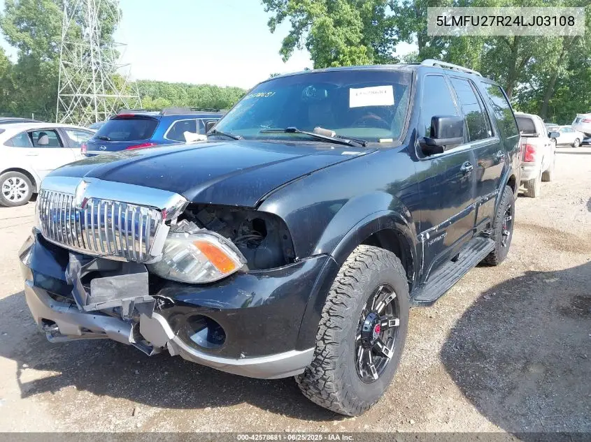 2004 Lincoln Navigator VIN: 5LMFU27R24LJ03108 Lot: 42578681
