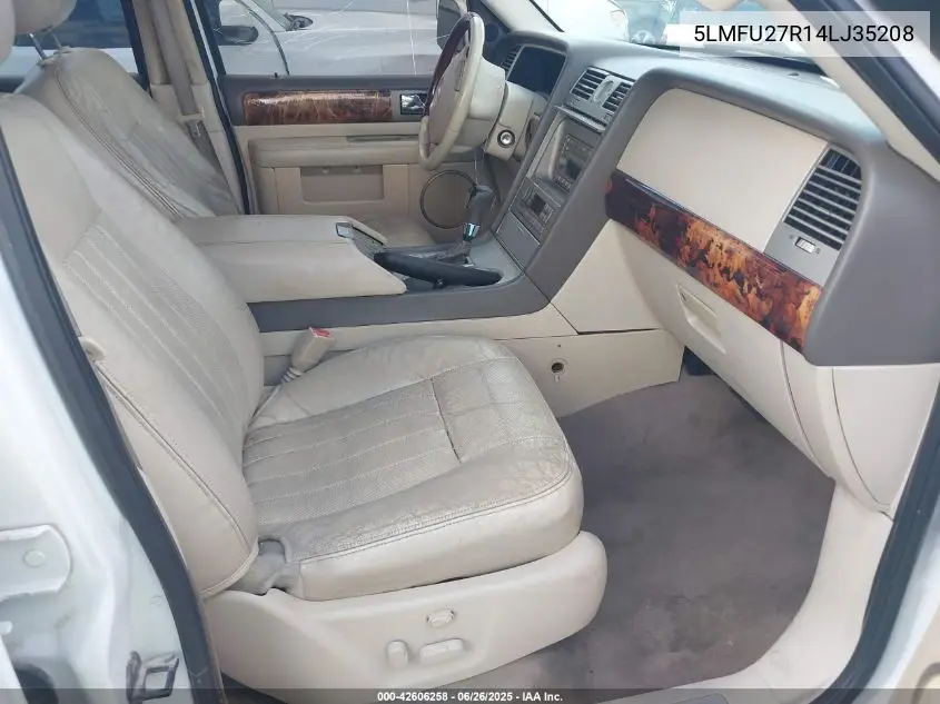 2004 Lincoln Navigator VIN: 5LMFU27R14LJ35208 Lot: 42606258