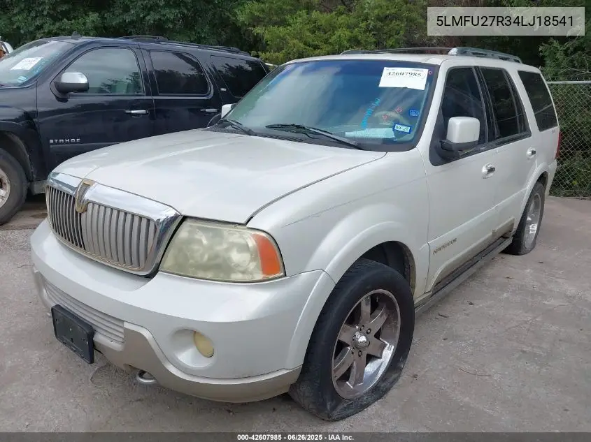 2004 Lincoln Navigator VIN: 5LMFU27R34LJ18541 Lot: 42607985