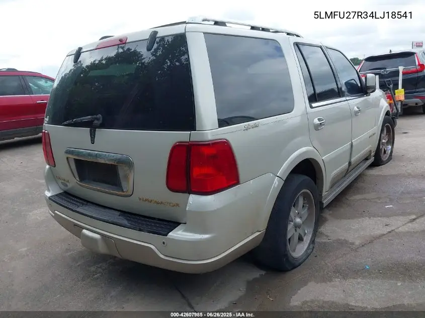 2004 Lincoln Navigator VIN: 5LMFU27R34LJ18541 Lot: 42607985