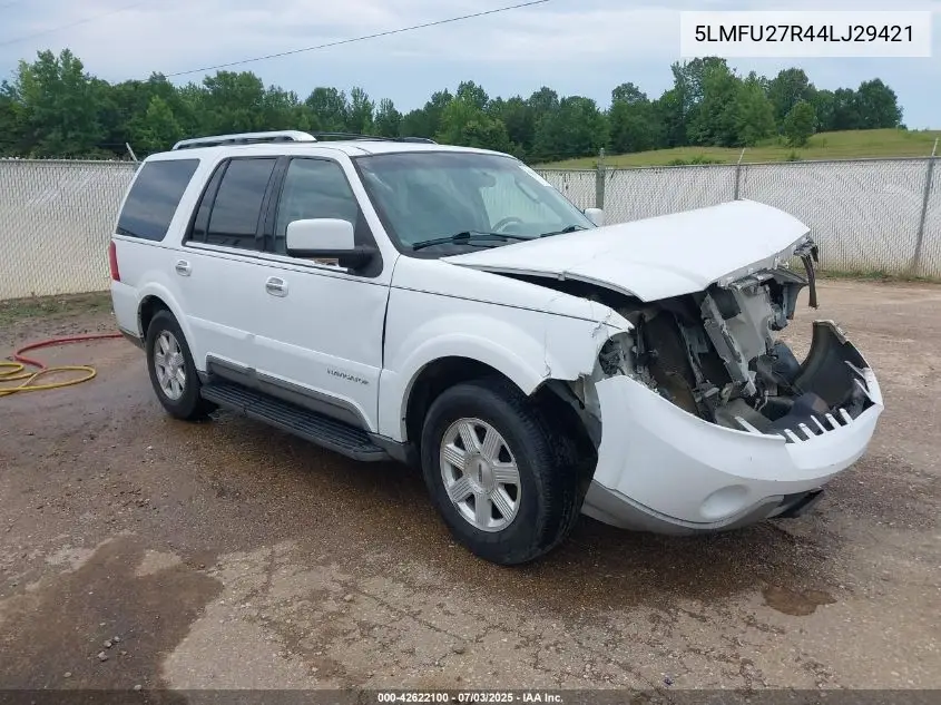 2004 Lincoln Navigator VIN: 5LMFU27R44LJ29421 Lot: 42622100