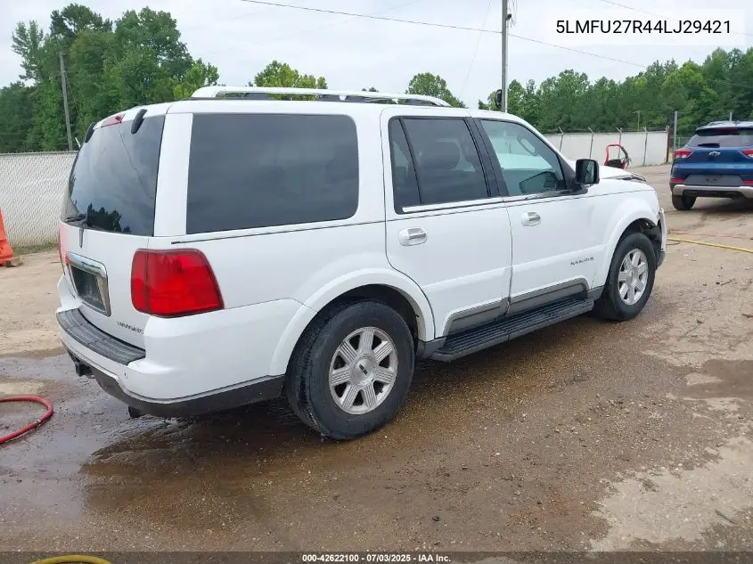 2004 Lincoln Navigator VIN: 5LMFU27R44LJ29421 Lot: 42622100