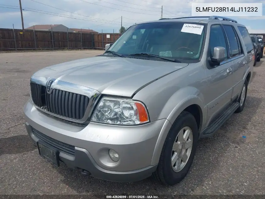 2004 Lincoln Navigator VIN: 5LMFU28R14LJ11232 Lot: 42626099