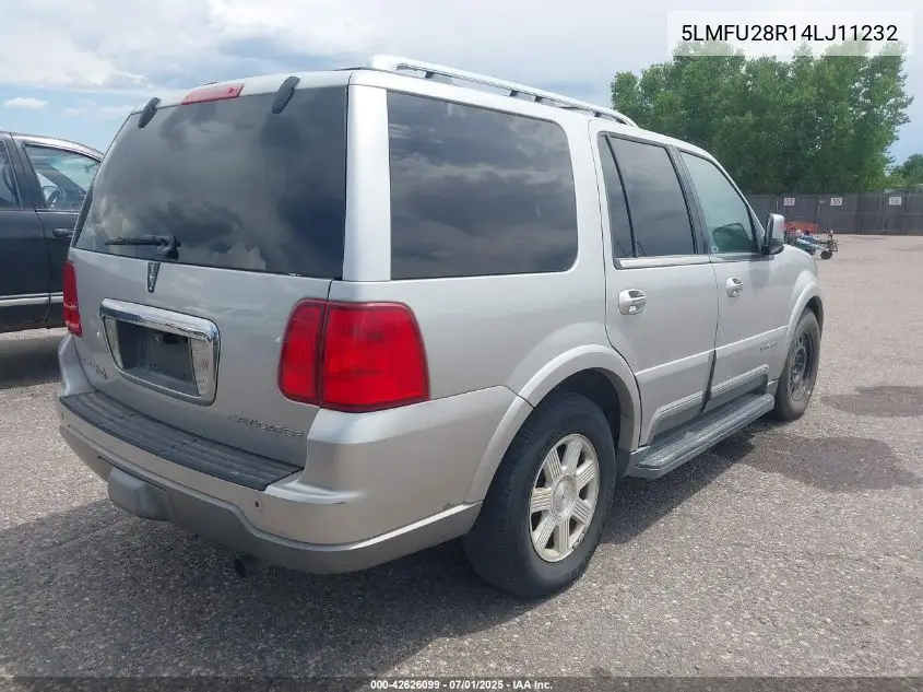 2004 Lincoln Navigator VIN: 5LMFU28R14LJ11232 Lot: 42626099