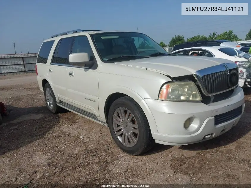 2004 Lincoln Navigator VIN: 5LMFU27R84LJ41121 Lot: 42626919