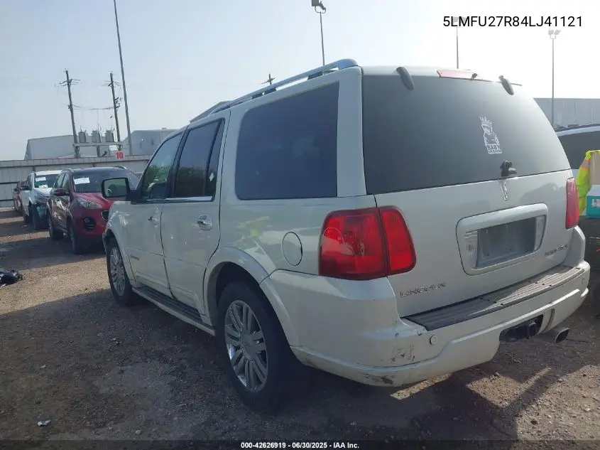 2004 Lincoln Navigator VIN: 5LMFU27R84LJ41121 Lot: 42626919
