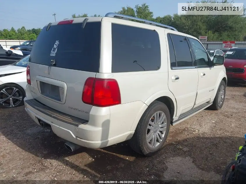 2004 Lincoln Navigator VIN: 5LMFU27R84LJ41121 Lot: 42626919