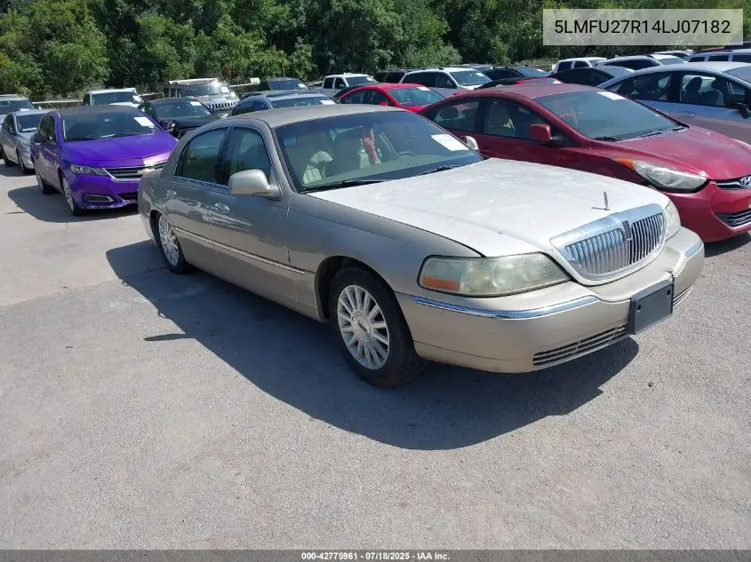 2004 Lincoln Navigator VIN: 5LMFU27R14LJ07182 Lot: 42775961