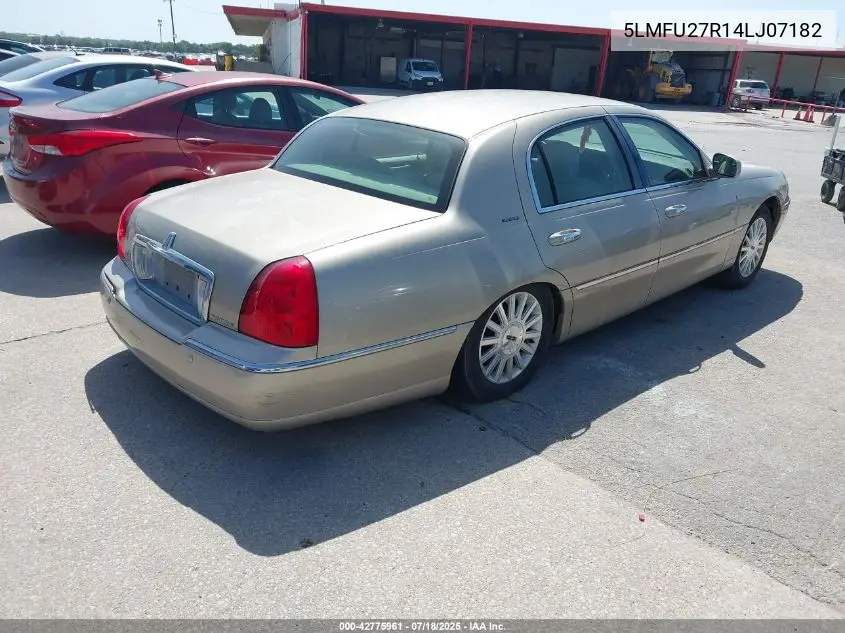 2004 Lincoln Navigator VIN: 5LMFU27R14LJ07182 Lot: 42775961