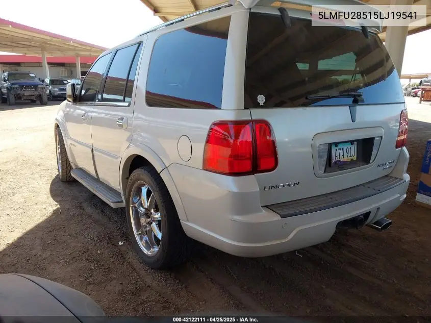 2005 Lincoln Navigator VIN: 5LMFU28515LJ19541 Lot: 42122111