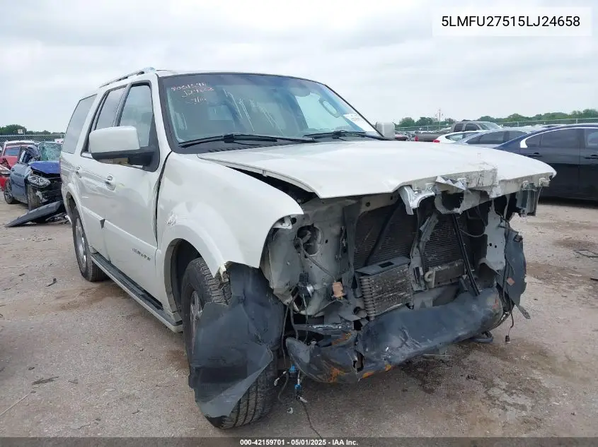 2005 Lincoln Navigator VIN: 5LMFU27515LJ24658 Lot: 42159701