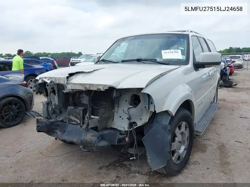 2005 Lincoln Navigator VIN: 5LMFU27515LJ24658 Lot: 42159701
