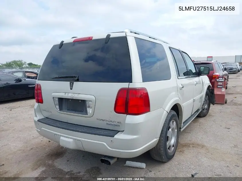 2005 Lincoln Navigator VIN: 5LMFU27515LJ24658 Lot: 42159701