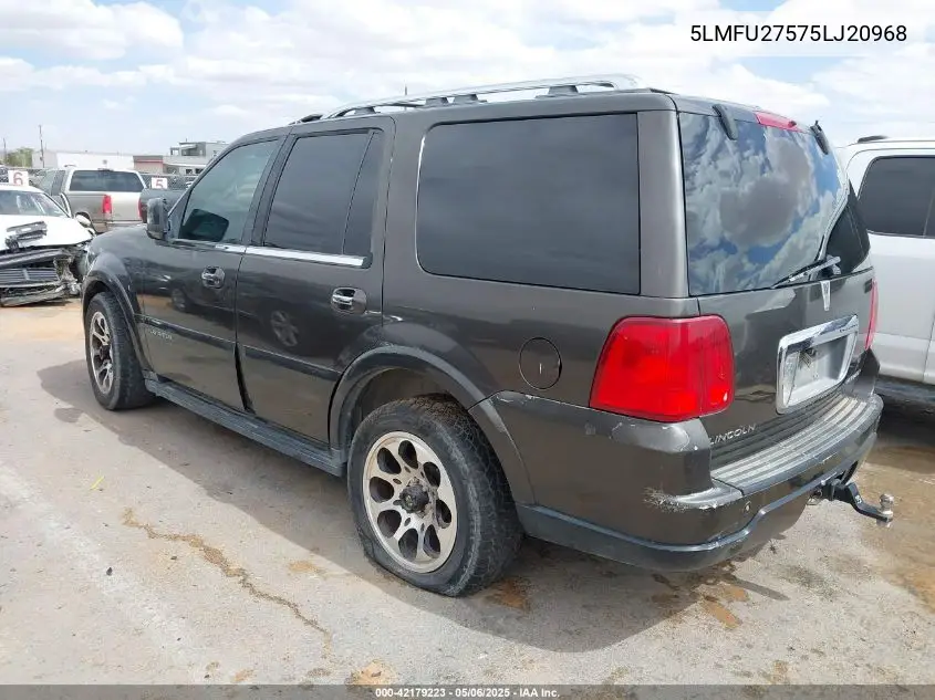 2005 Lincoln Navigator VIN: 5LMFU27575LJ20968 Lot: 42179223