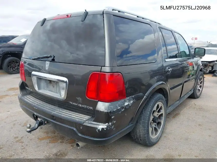 2005 Lincoln Navigator VIN: 5LMFU27575LJ20968 Lot: 42179223