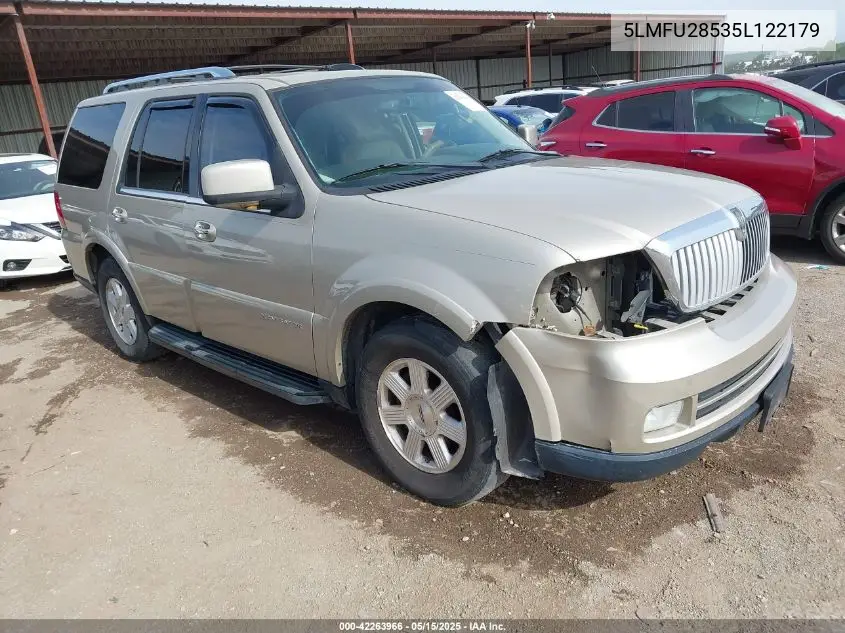 2005 Lincoln Navigator VIN: 5LMFU28535L122179 Lot: 42263966