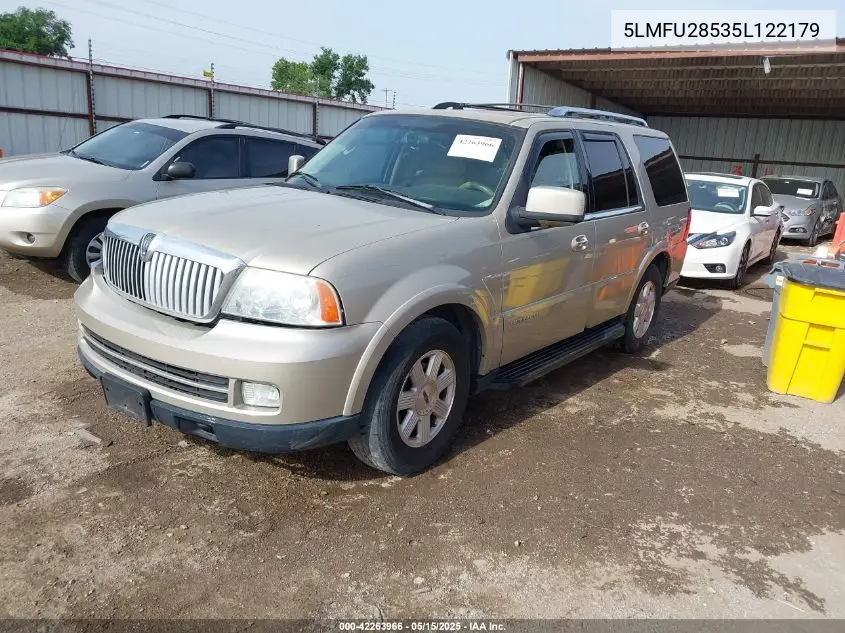 2005 Lincoln Navigator VIN: 5LMFU28535L122179 Lot: 42263966