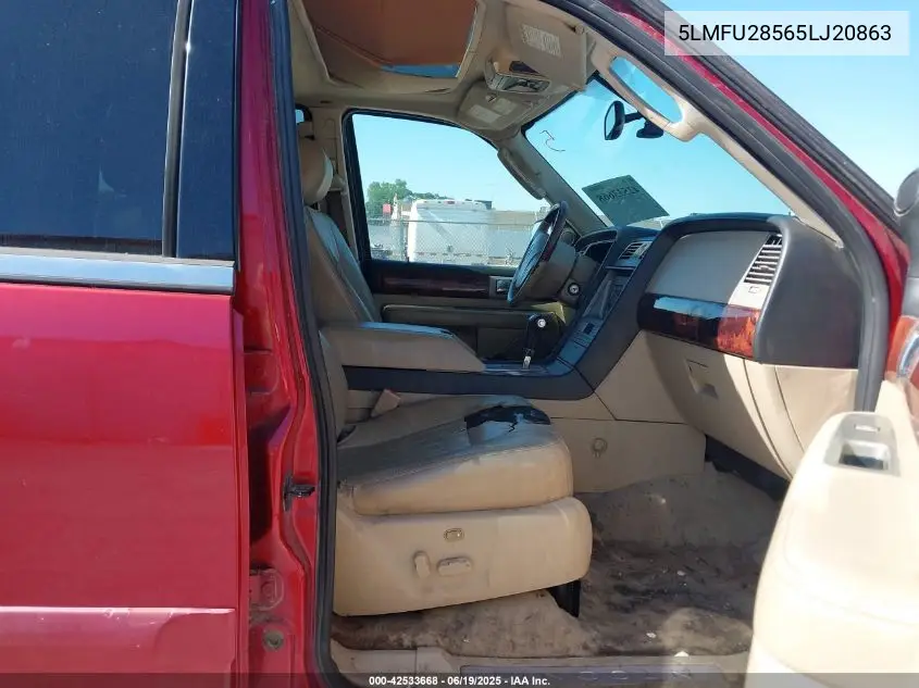 2005 Lincoln Navigator VIN: 5LMFU28565LJ20863 Lot: 42533668