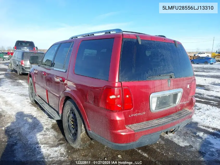 2006 Lincoln Navigator VIN: 5LMFU28556LJ13310 Lot: 12223511