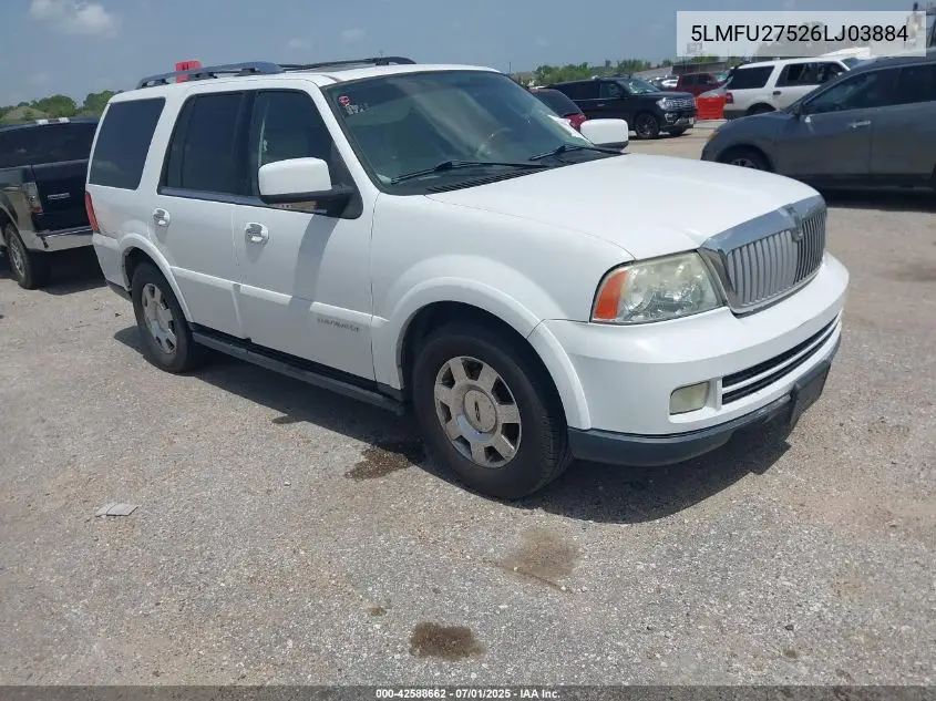 2006 Lincoln Navigator Luxury/Ultimate VIN: 5LMFU27526LJ03884 Lot: 42588662
