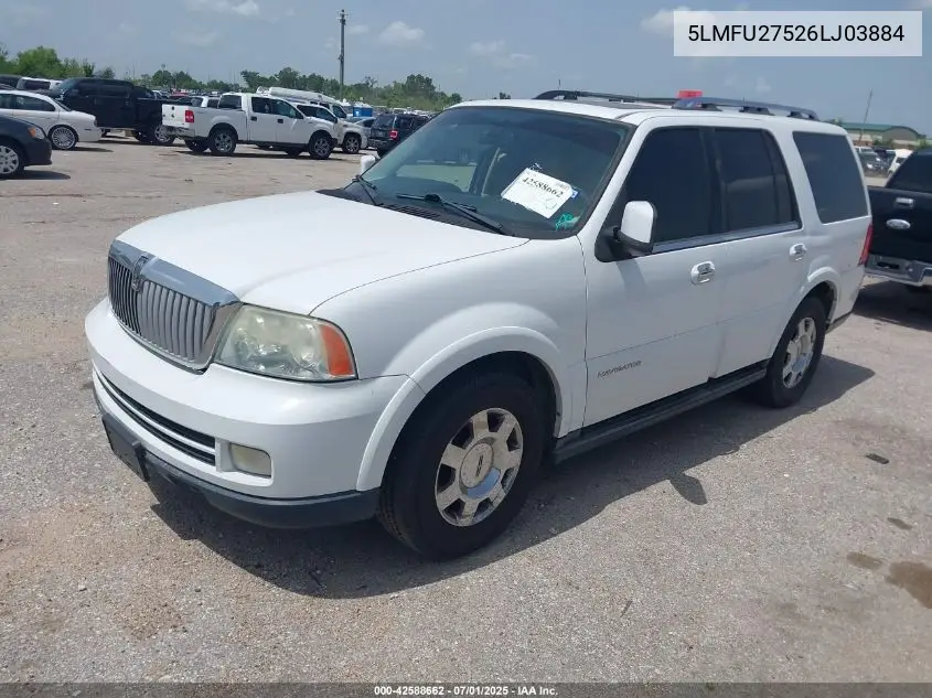 2006 Lincoln Navigator Luxury/Ultimate VIN: 5LMFU27526LJ03884 Lot: 42588662