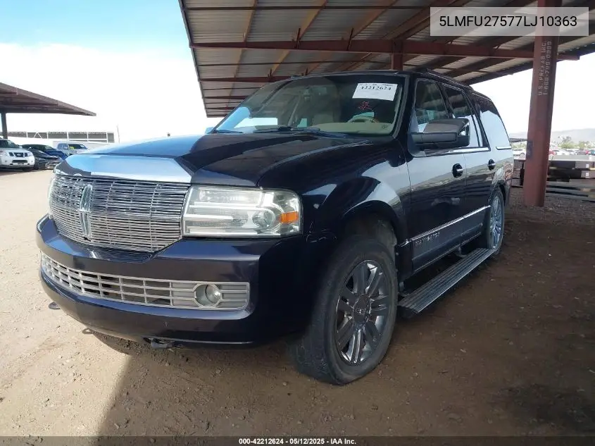 2007 Lincoln Navigator Ultimate VIN: 5LMFU27577LJ10363 Lot: 42212624