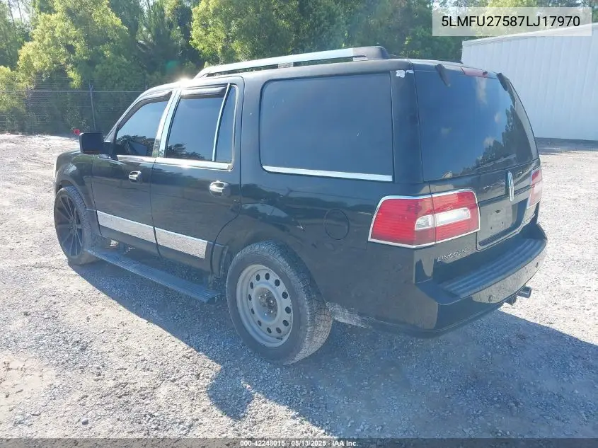 2007 Lincoln Navigator Ultimate VIN: 5LMFU27587LJ17970 Lot: 42248015