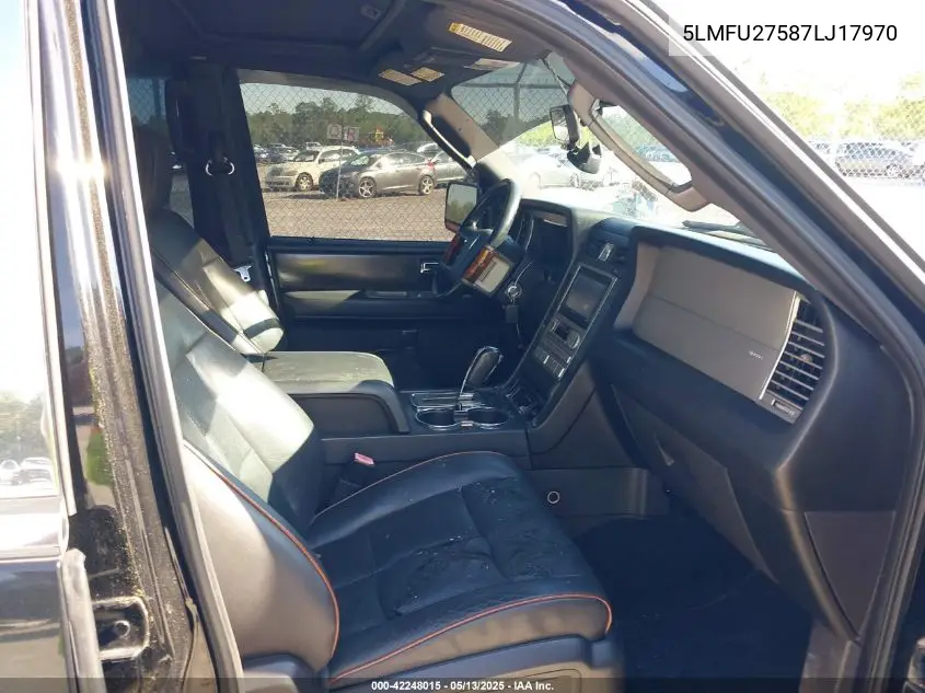 2007 Lincoln Navigator Ultimate VIN: 5LMFU27587LJ17970 Lot: 42248015