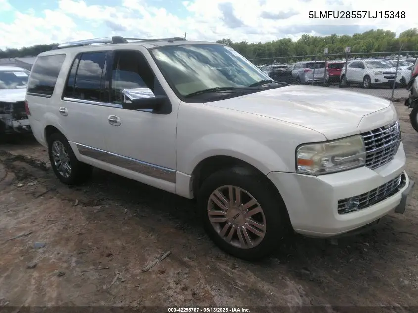 2007 Lincoln Navigator Ultimate VIN: 5LMFU28557LJ15348 Lot: 42255767
