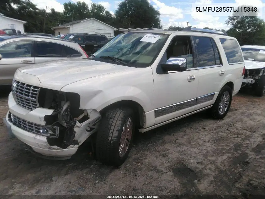 2007 Lincoln Navigator Ultimate VIN: 5LMFU28557LJ15348 Lot: 42255767
