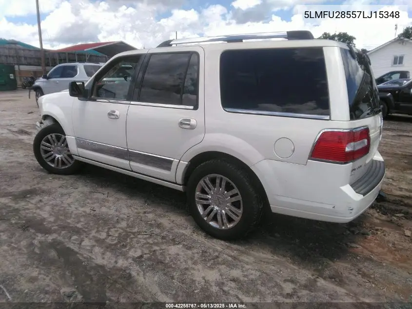 2007 Lincoln Navigator Ultimate VIN: 5LMFU28557LJ15348 Lot: 42255767