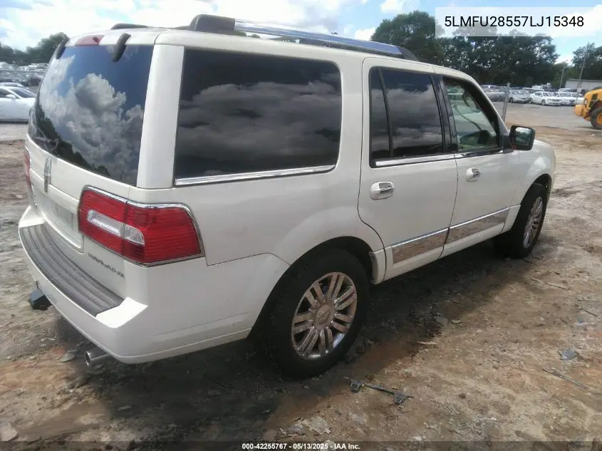2007 Lincoln Navigator Ultimate VIN: 5LMFU28557LJ15348 Lot: 42255767
