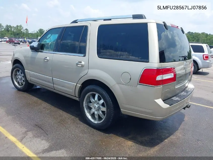 2007 Lincoln Navigator Ultimate VIN: 5LMFU28567LJ07856 Lot: 42517895