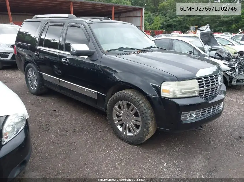2007 Lincoln Navigator Ultimate VIN: 5LMFU27557LJ02746 Lot: 42540350
