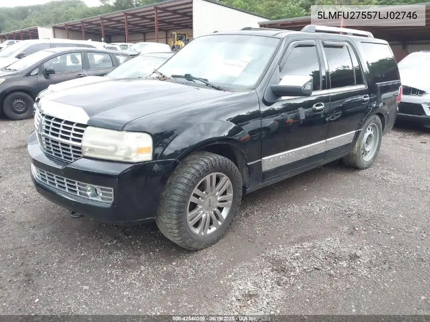 2007 Lincoln Navigator Ultimate VIN: 5LMFU27557LJ02746 Lot: 42540350