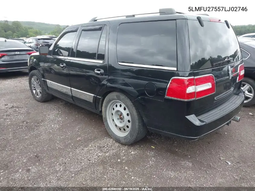 2007 Lincoln Navigator Ultimate VIN: 5LMFU27557LJ02746 Lot: 42540350