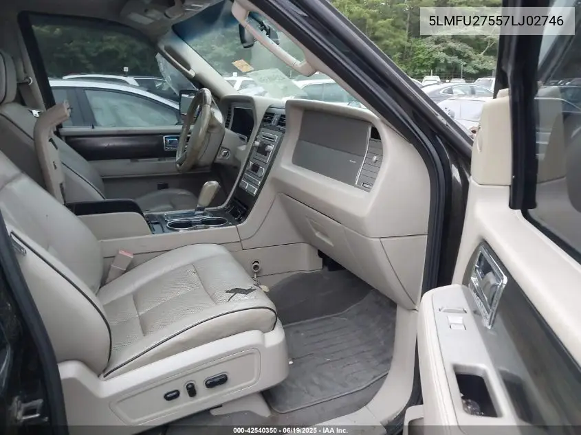 2007 Lincoln Navigator Ultimate VIN: 5LMFU27557LJ02746 Lot: 42540350