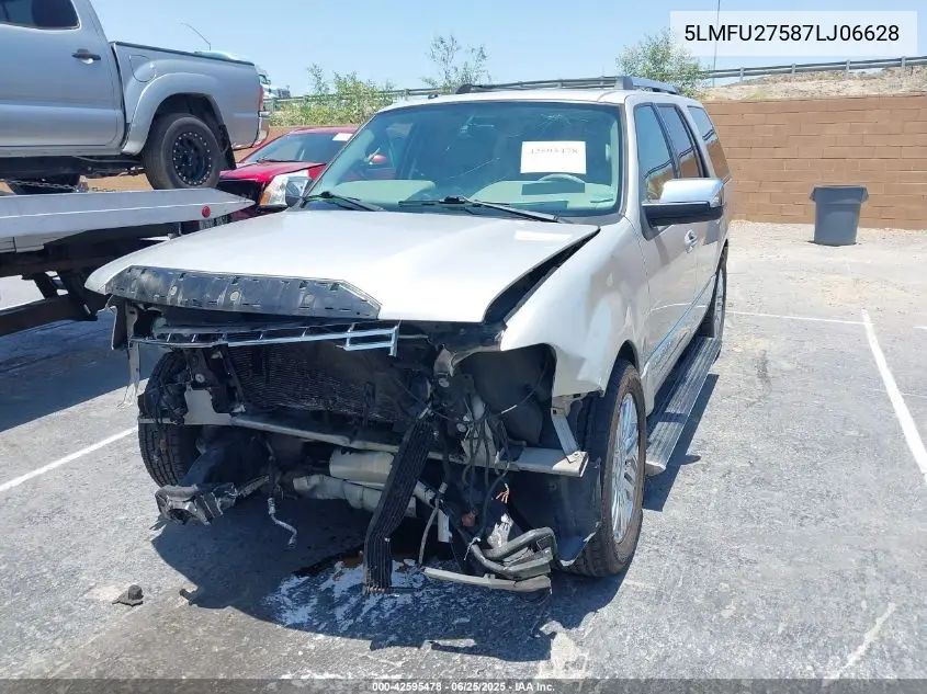 2007 Lincoln Navigator Ultimate VIN: 5LMFU27587LJ06628 Lot: 42595478