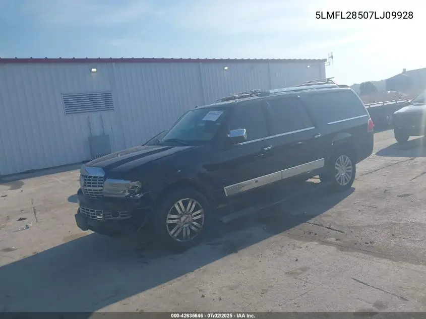 2007 Lincoln Navigator VIN: 5LMFL28507LJ09928 Lot: 42635646