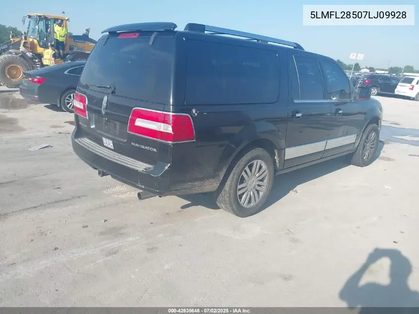2007 Lincoln Navigator VIN: 5LMFL28507LJ09928 Lot: 42635646