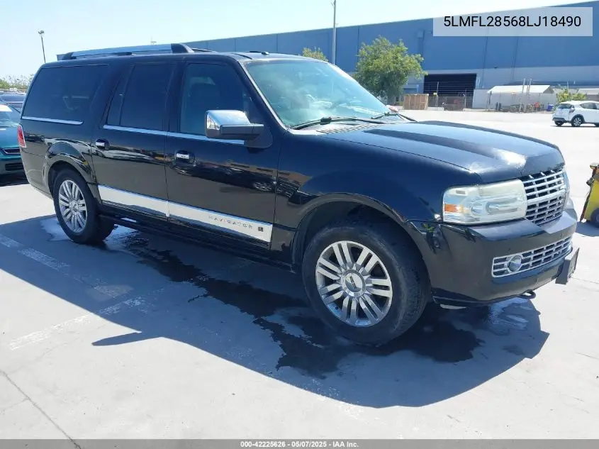 2008 Lincoln Navigator L VIN: 5LMFL28568LJ18490 Lot: 42225626