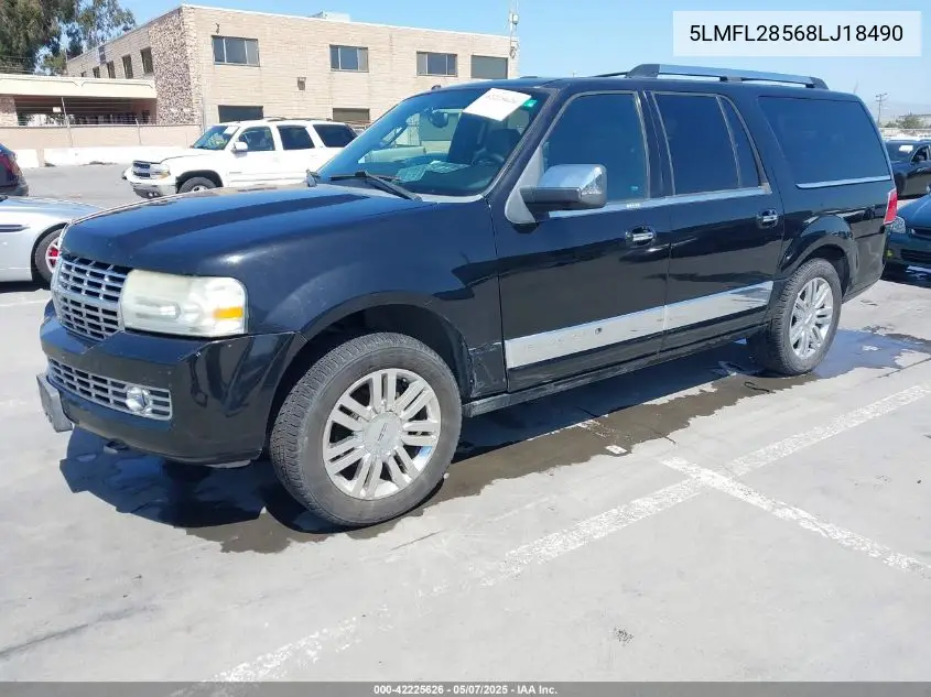 2008 Lincoln Navigator L VIN: 5LMFL28568LJ18490 Lot: 42225626