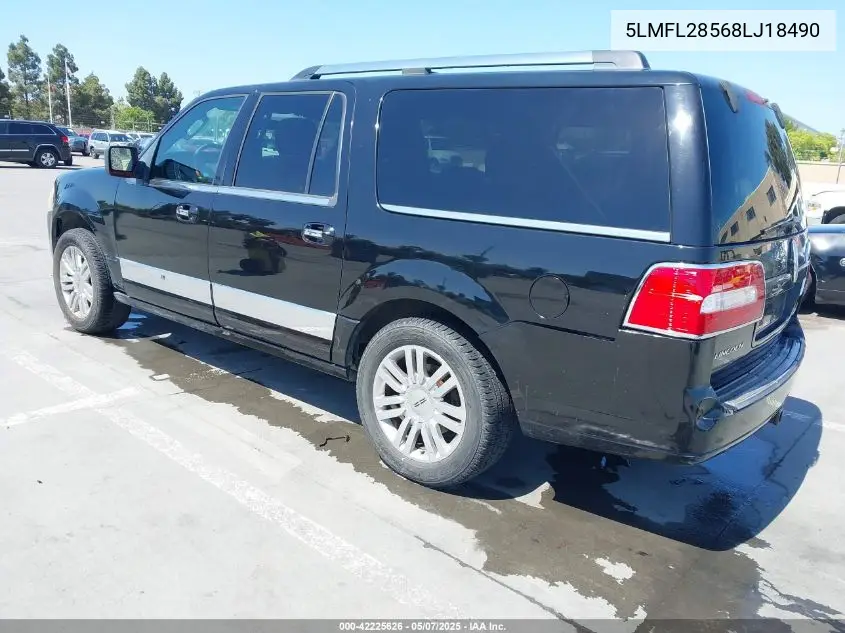 2008 Lincoln Navigator L VIN: 5LMFL28568LJ18490 Lot: 42225626