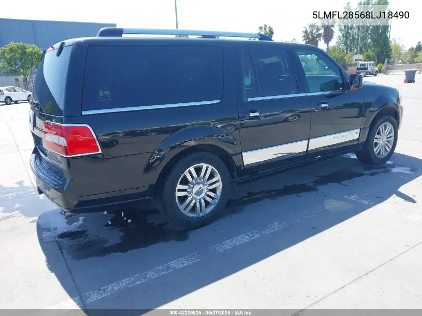 2008 Lincoln Navigator L VIN: 5LMFL28568LJ18490 Lot: 42225626