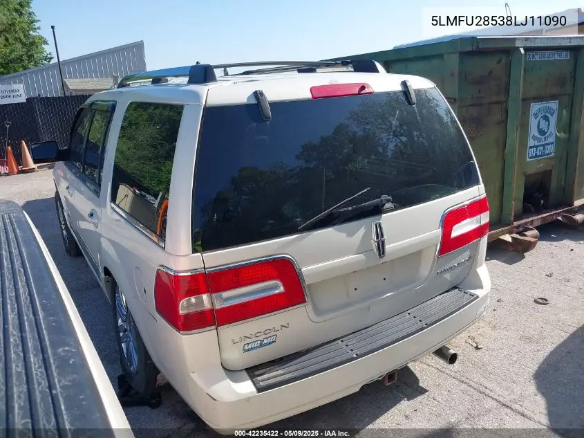 2008 Lincoln Navigator VIN: 5LMFU28538LJ11090 Lot: 42235422