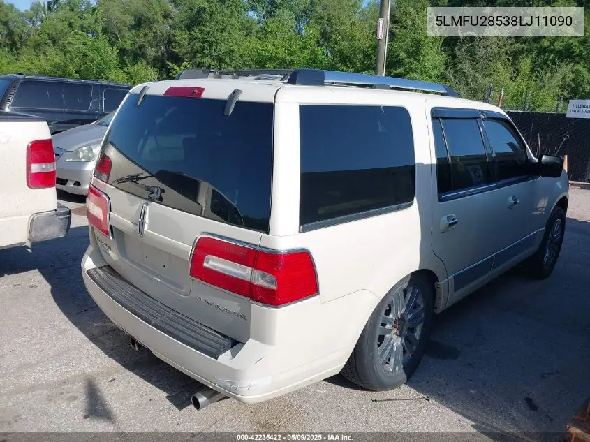 2008 Lincoln Navigator VIN: 5LMFU28538LJ11090 Lot: 42235422